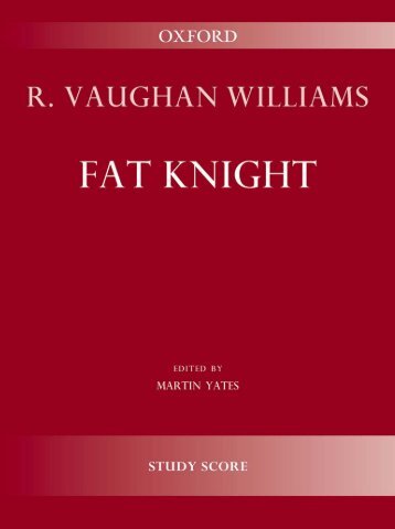 R. Vaughan Williams - Fat Knight 