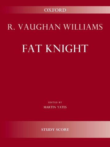R. Vaughan Williams - Fat Knight 