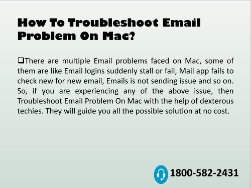 Troubleshoot Email Problem On Mac