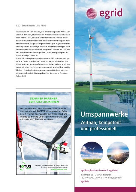 BWE Jahrbuch 2018 - Leseprobe