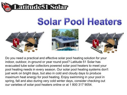 Best Solar Pool Heaters