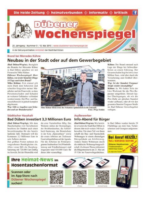 Dübener Wochenspiegel - Ausgabe 09 - 18-05_2015