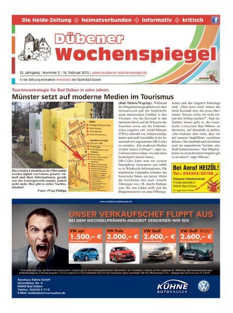 Dübener Wochenspiegel - Ausgabe 03 - Jahrgang 2015