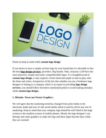 Custom Logo Design