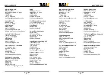 MULTI-LINE REPS MULTI-LINE REPS Page 18 - TRASA!