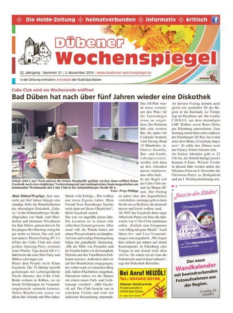 Dübener Wochenspiegel - Ausgabe 21 - 05-11_2014