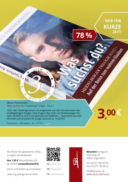 1€-Aktionswochen vom 11.-30. Juni 2018