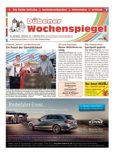 Dübener Wochenspiegel - Ausgabe 19 - 01-10_2014