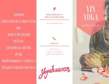 Yin Yoga // Element FEUER //