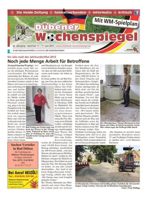 Dübener Wochenspiegel - Ausgabe 11 - 11-06_2014