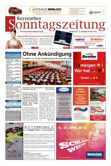 2018-04-08 Bayreuther Sonntagszeitung