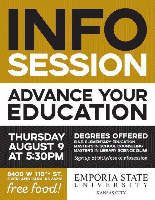 Info Session Flyer