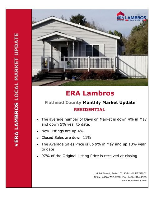 Flathead County Residential Market Update - Template