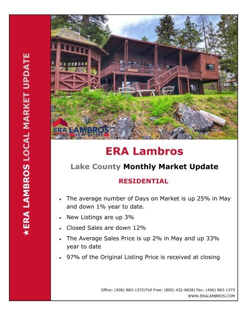 Lake County Residential Market Update - May 2018