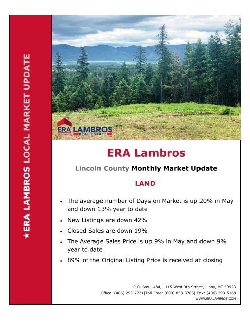 Lincoln County  Land Market Update - May 2018