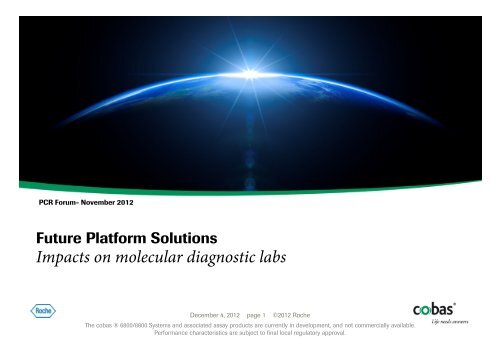 cobas - Roche Diagnostics