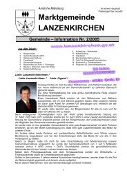 Gemeinde-Info 2/2005 - Lanzenkirchen