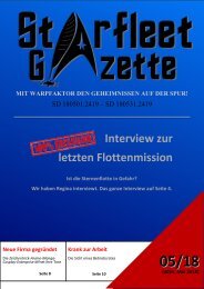 Starfleet-Gazette, Ausgabe 059 (Mai 2018)