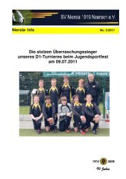 Kreisliga A - Niersia 1919 Neersen e. V.