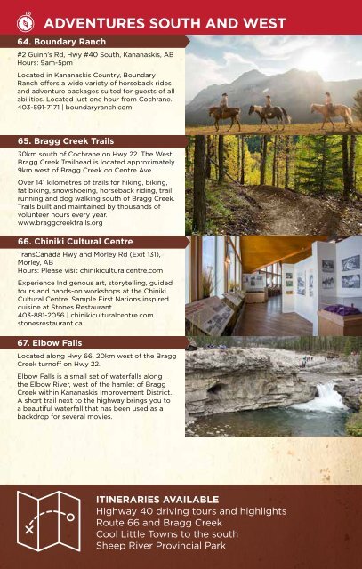 Cochrane Tourism Visitor Guide 2018