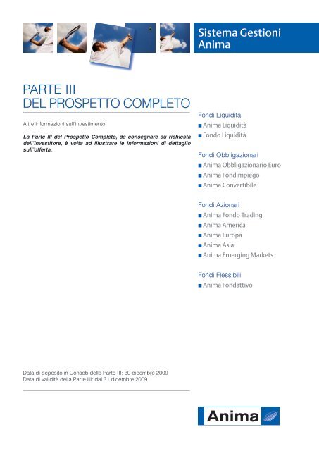 PARTE III DEL PROSPETTO COMPLETO - Banco di Desio