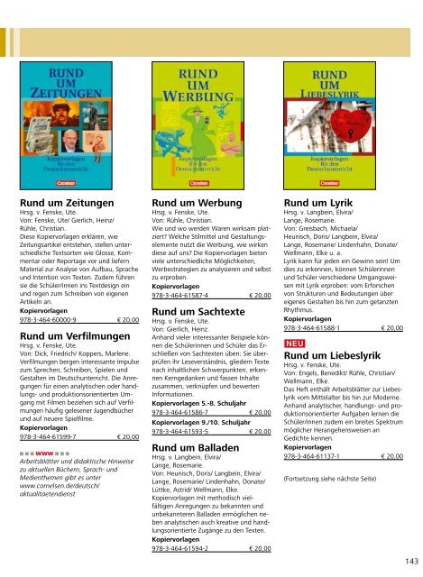 Deutsch - Cornelsen Verlag