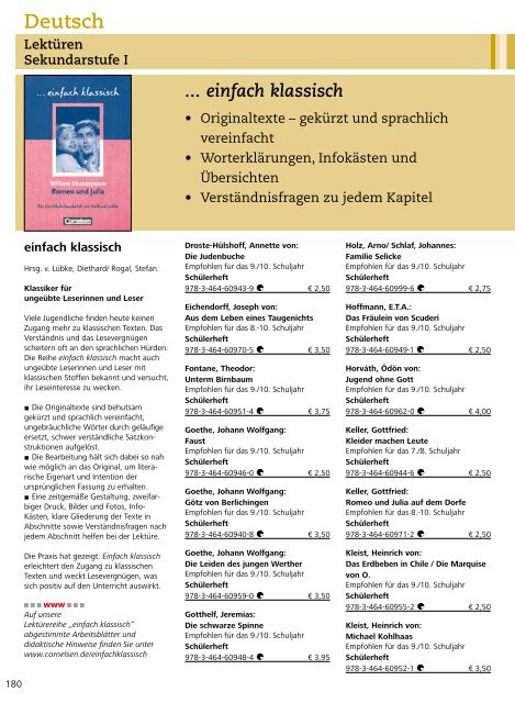 Deutsch - Cornelsen Verlag