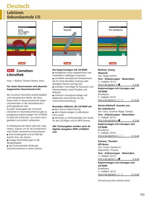 Deutsch - Cornelsen Verlag