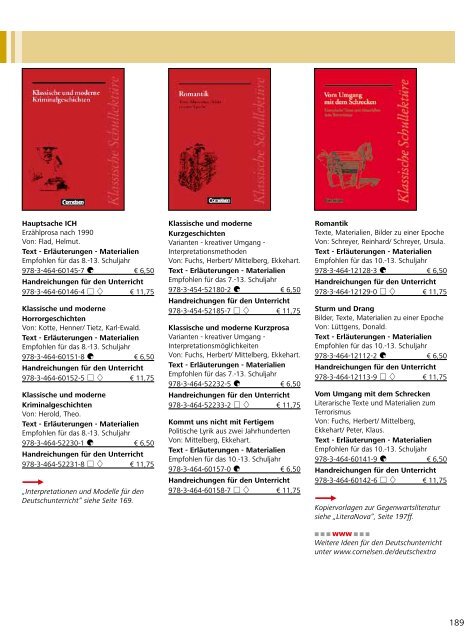 Deutsch - Cornelsen Verlag