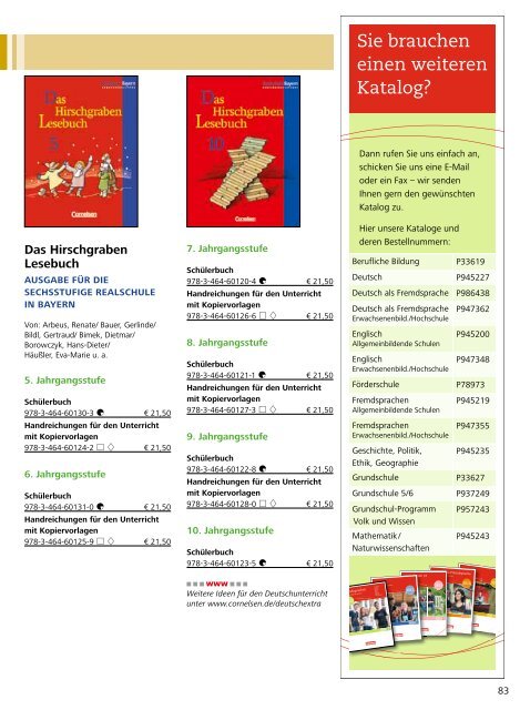 Deutsch - Cornelsen Verlag