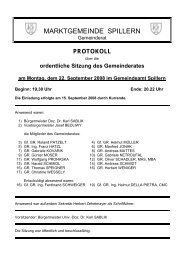 GR Sitzungsprotokoll (66 KB) - .PDF - Spillern