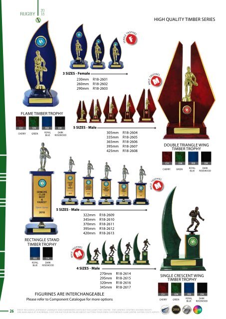 Some Really Different Trophies - Rugby 2018