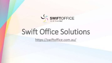 Swift Office Solutions | Ink Toner Cartridge Suppliers Australia