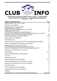 CLUB INFO - Ski-Club 1958 Erlenbach