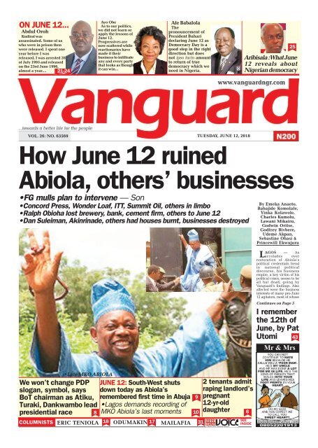 12062018 - How June 12 Abiola, others' businesses