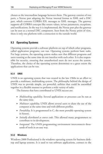 deploying and managing ip over wdm networks - Index of