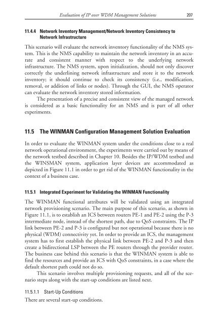 deploying and managing ip over wdm networks - Index of