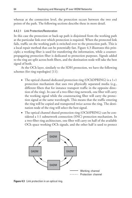 deploying and managing ip over wdm networks - Index of