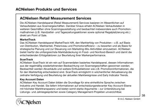 Universen 2006 - Handel und Verbraucher in ... - bei Nielsen