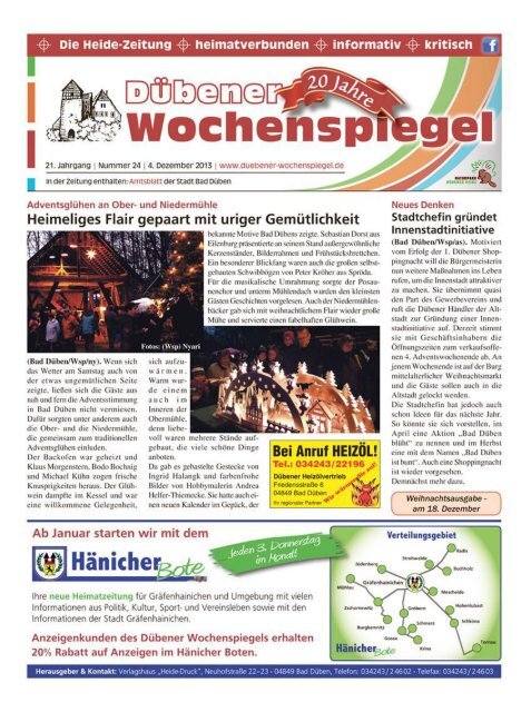 Dübener Wochenspiegel - Ausgabe 24 - Jahrgang 2013