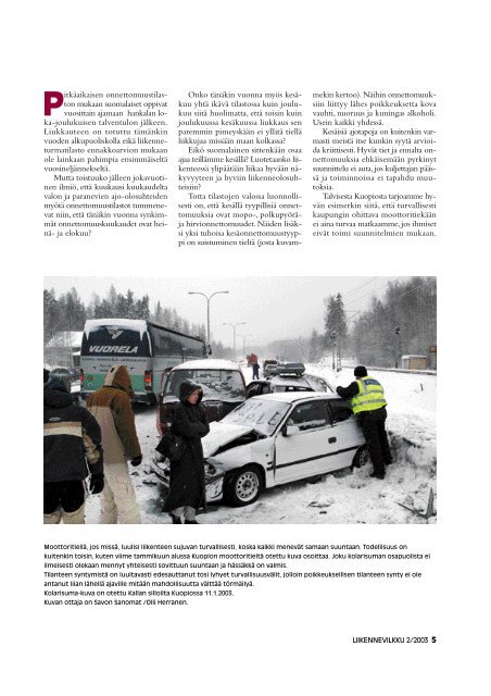 liikennevilkku - Nordic Road Safety Council