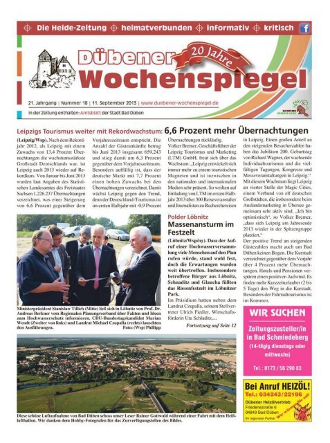 Dübener Wochenspiegel - Ausgabe 18 - 11-09_2013