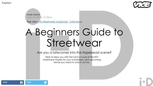 A Beginners Guide To Streetwear