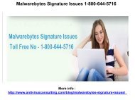  Malwarebytes Customer Service 1-800-644-5716