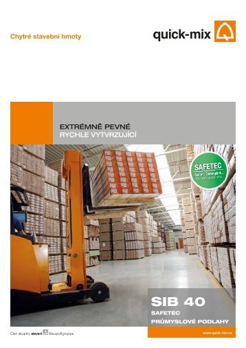 SIB 40 - SAFETEC - Průmyslové podlahy