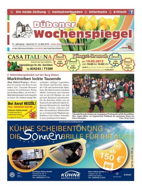 Dübener Wochenspiegel - Ausgabe 09 - Jahrgang 2013