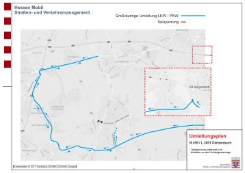 Umleitungsplan großräumig (für LKW & PKW)