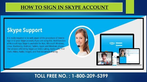 Dial 1-800-209-5399 For Skype Sign In/ Log In