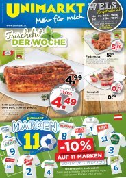 Unimarkt Flugblatt 13.06.-03.07.2018 Wels