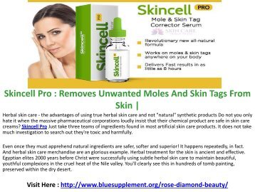 Skincell Pro - Remove Skin Tags & Mole Easily Without Any Surgery!